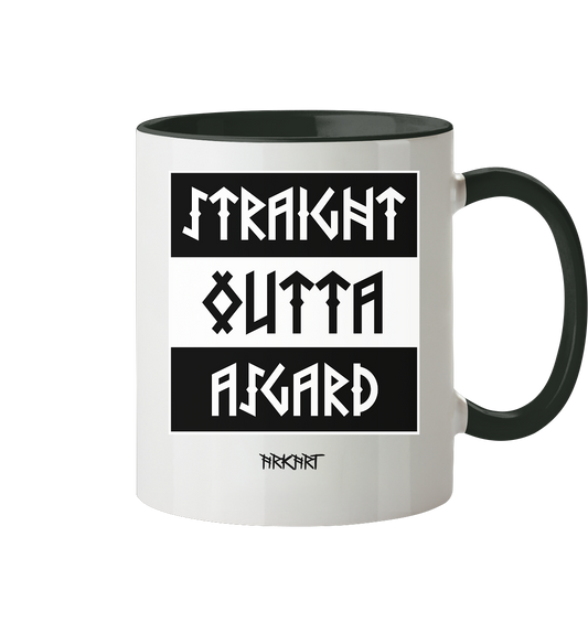 Straight outta Asgard - Tasse zweifarbig