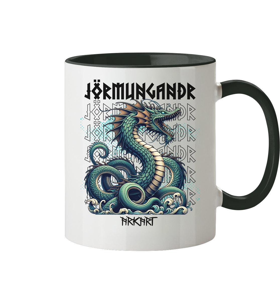Jörmungadr - Tasse zweifarbig