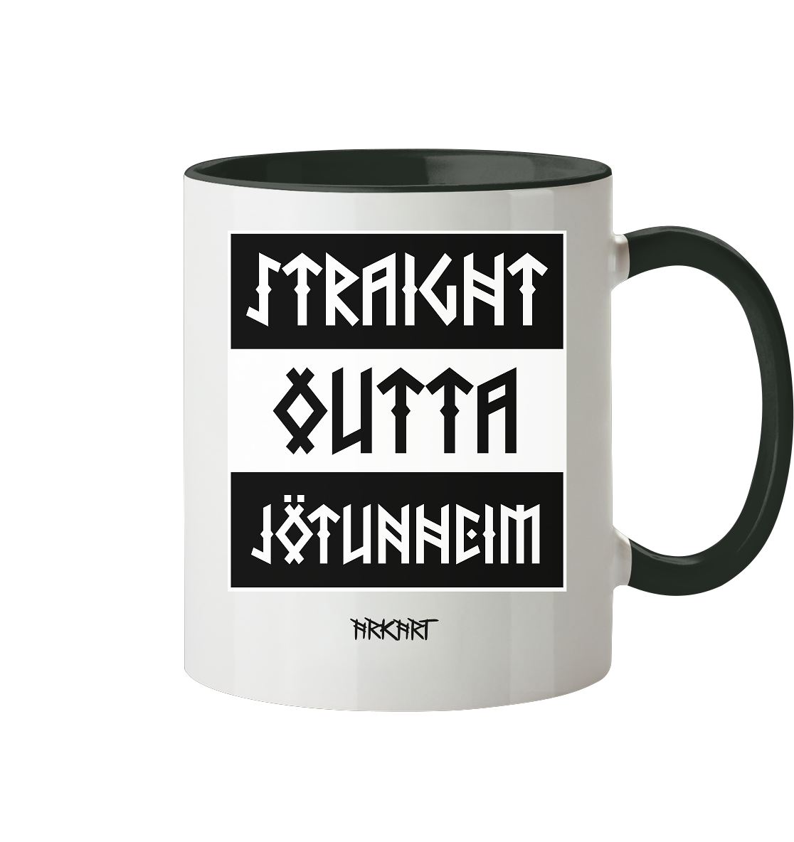 Straight outta Jötunheim - Tasse zweifarbig