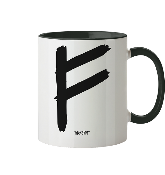 Fehu - Tasse zweifarbig