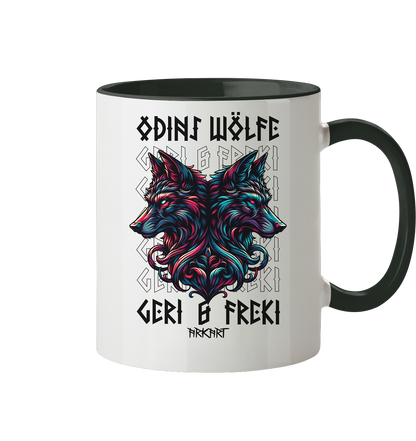 Geri & Freki - Tasse zweifarbig