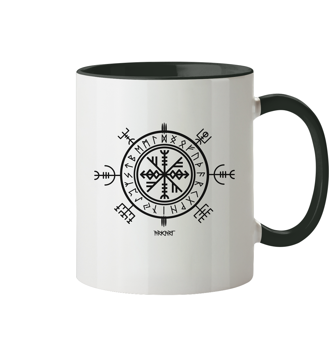 Runenkern - Tasse zweifarbig