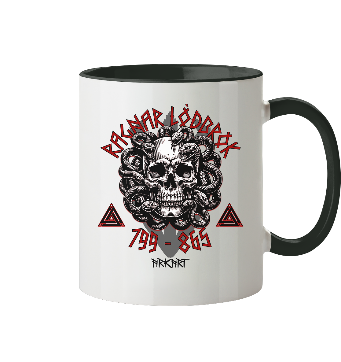 Ragnar in Northumbria - Tasse zweifarbig