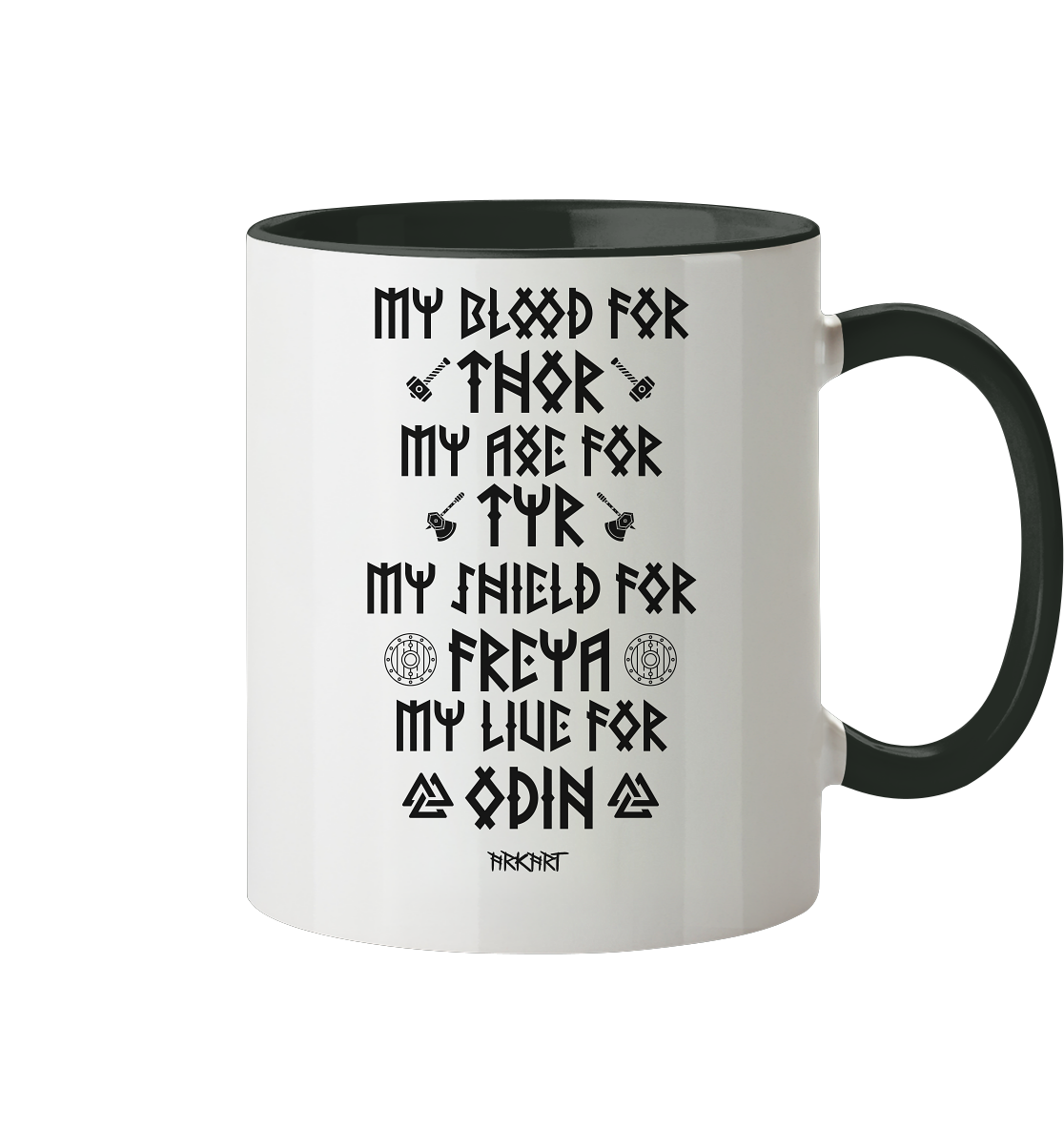 My Blood For Thor... - Tasse zweifarbig
