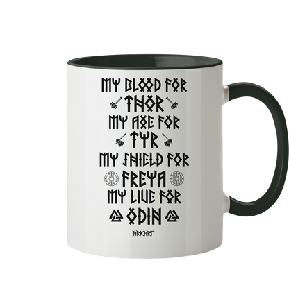 My Blood For Thor... - Tasse zweifarbig