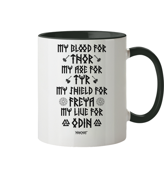 My Blood For Thor... - Tasse zweifarbig