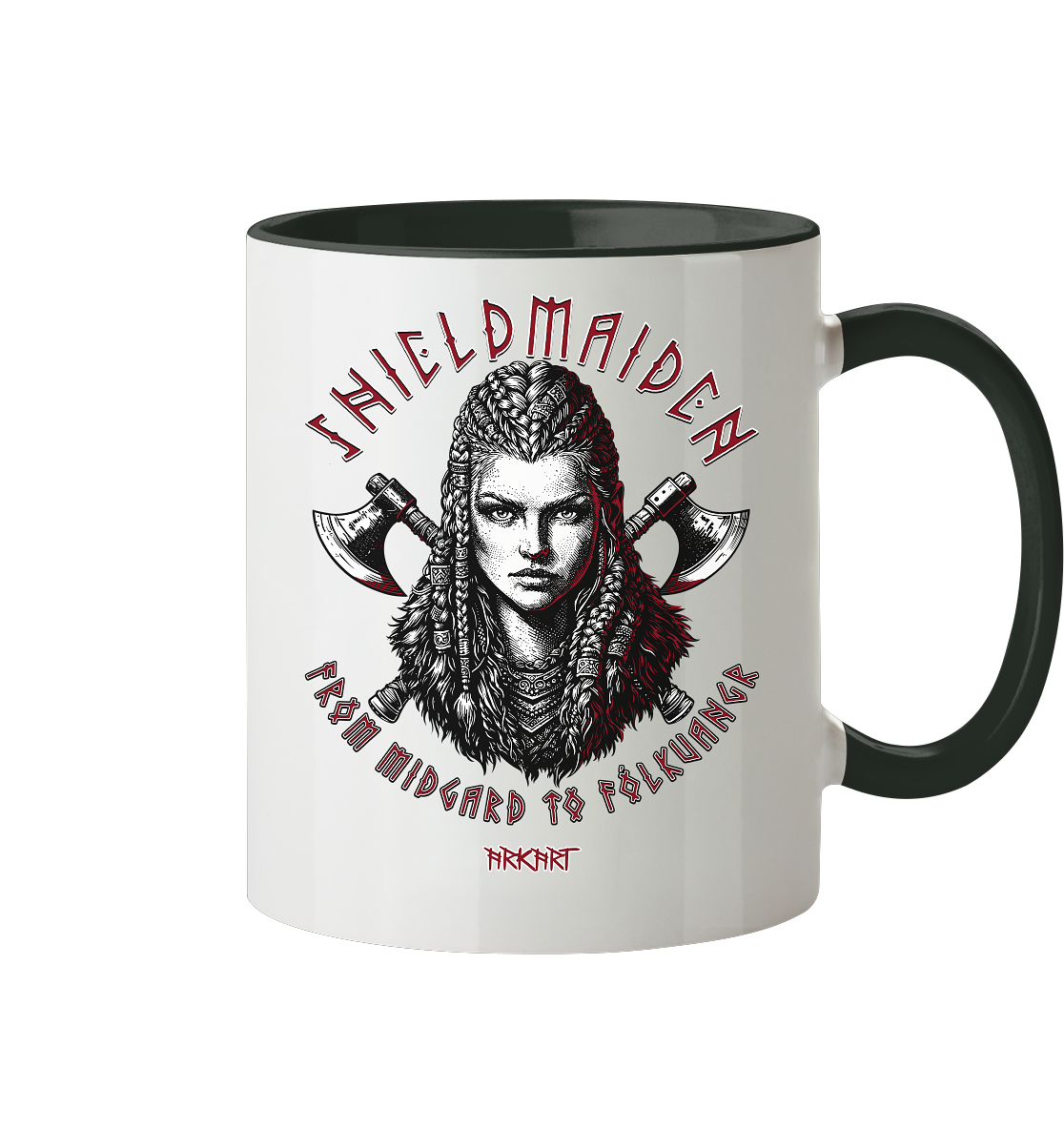 Shieldmaiden - Tasse zweifarbig