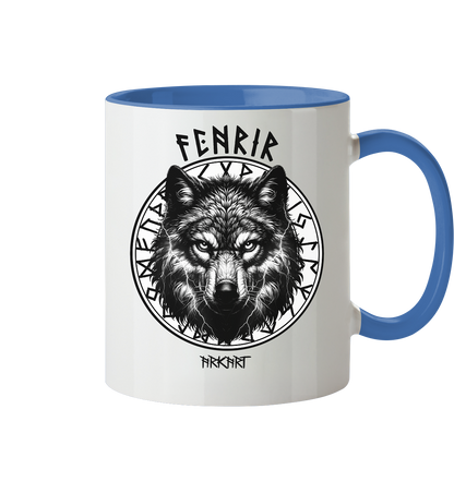 Fenrir Runenkreis - Tasse zweifarbig