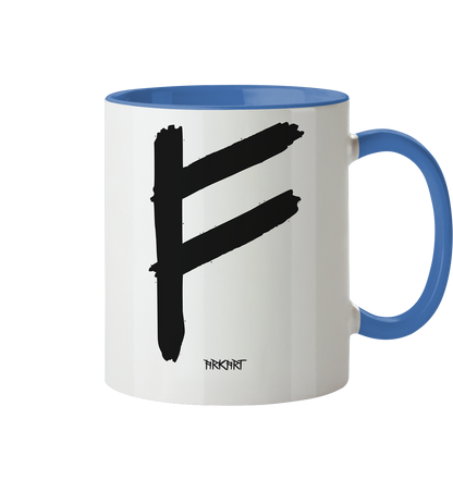 Fehu - Tasse zweifarbig