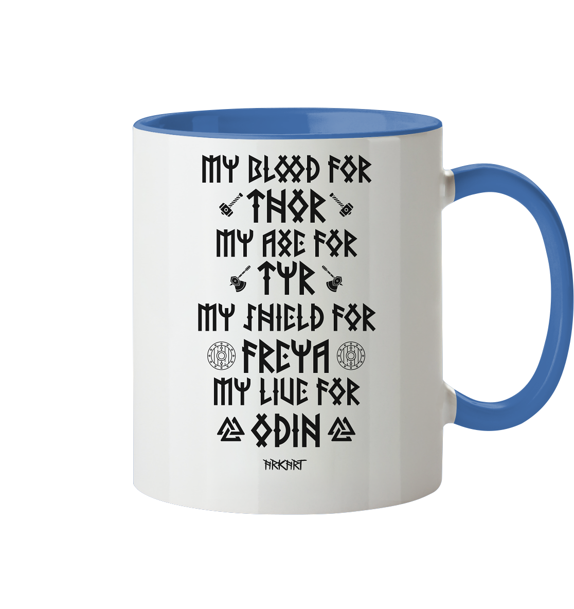My Blood For Thor... - Tasse zweifarbig