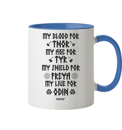 My Blood For Thor... - Tasse zweifarbig