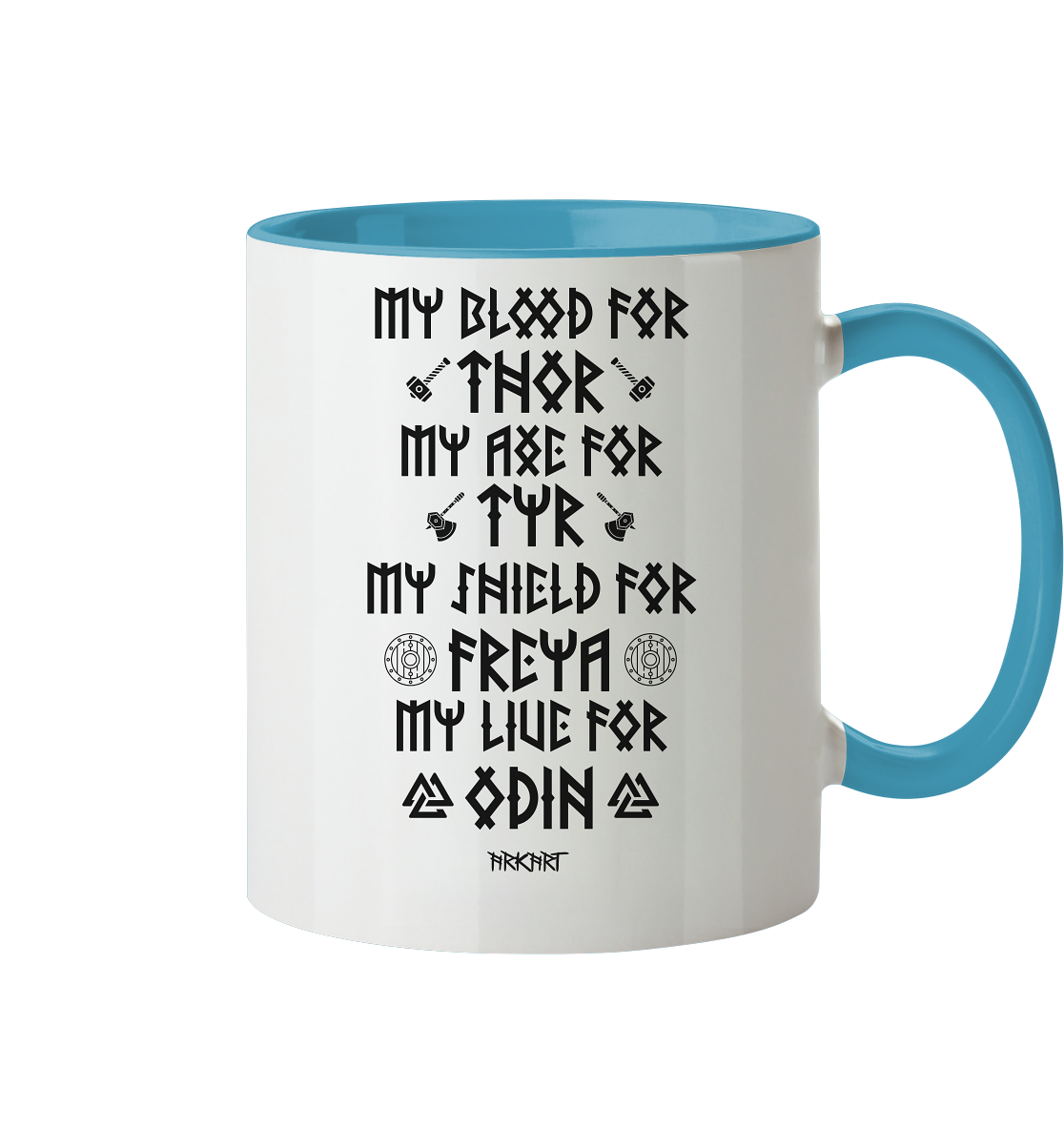 My Blood For Thor... - Tasse zweifarbig