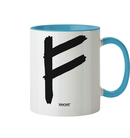 Fehu - Tasse zweifarbig