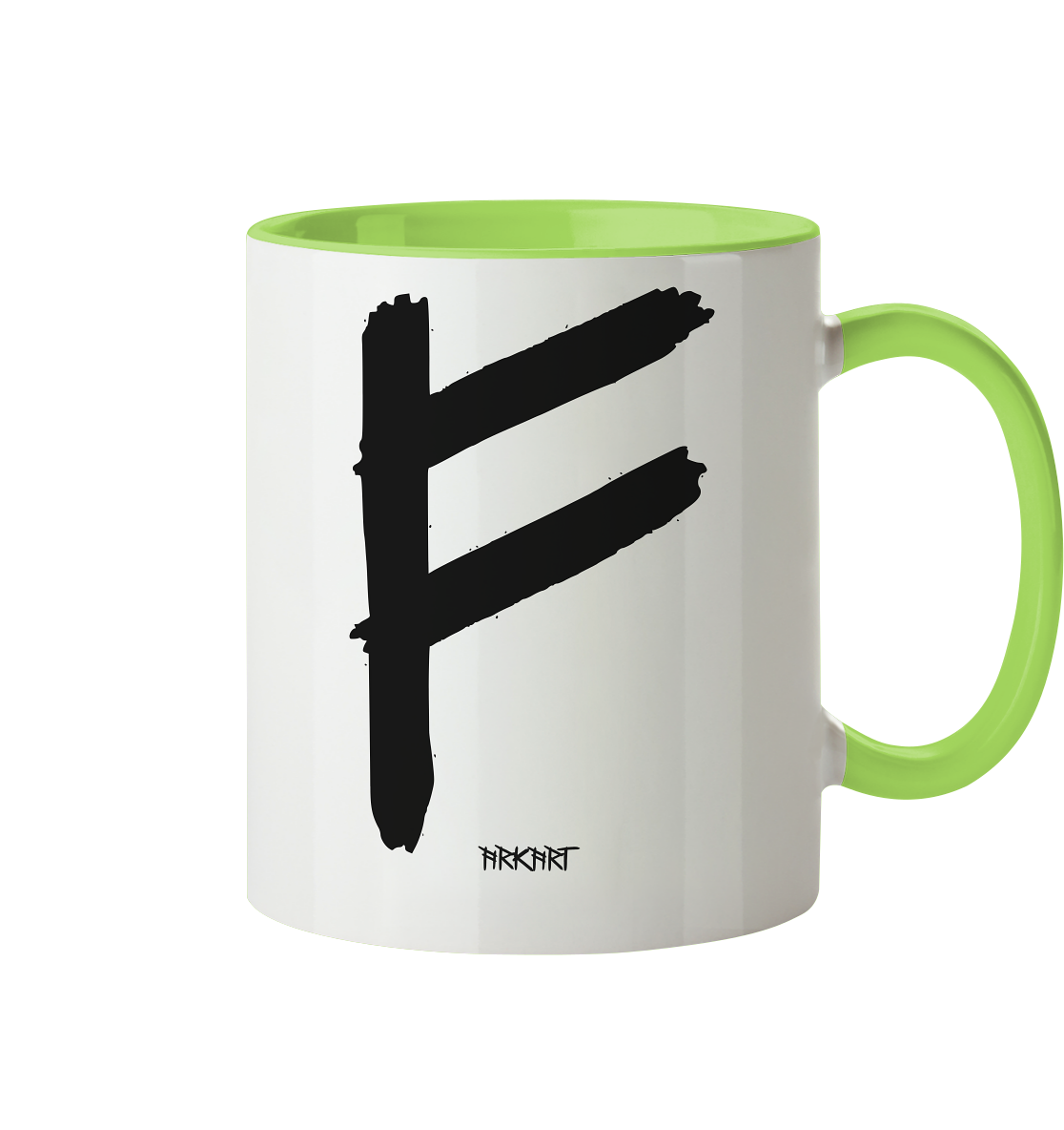 Fehu - Tasse zweifarbig