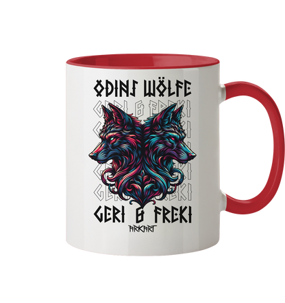 Geri & Freki - Tasse zweifarbig