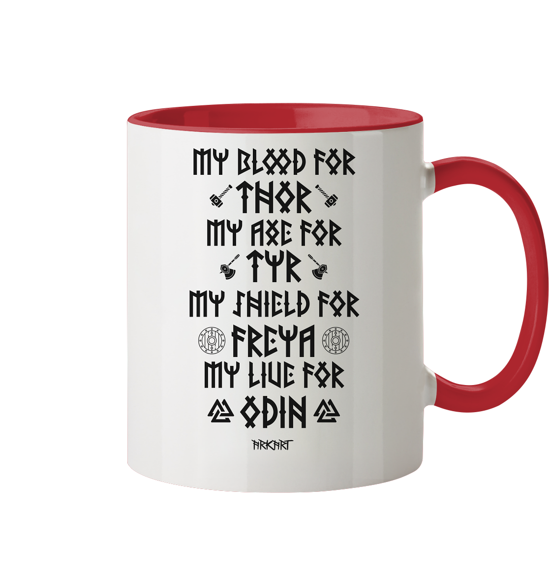 My Blood For Thor... - Tasse zweifarbig