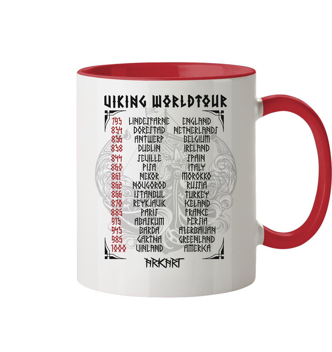 Viking Worldtour - Tasse zweifarbig