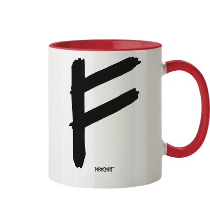 Fehu - Tasse zweifarbig