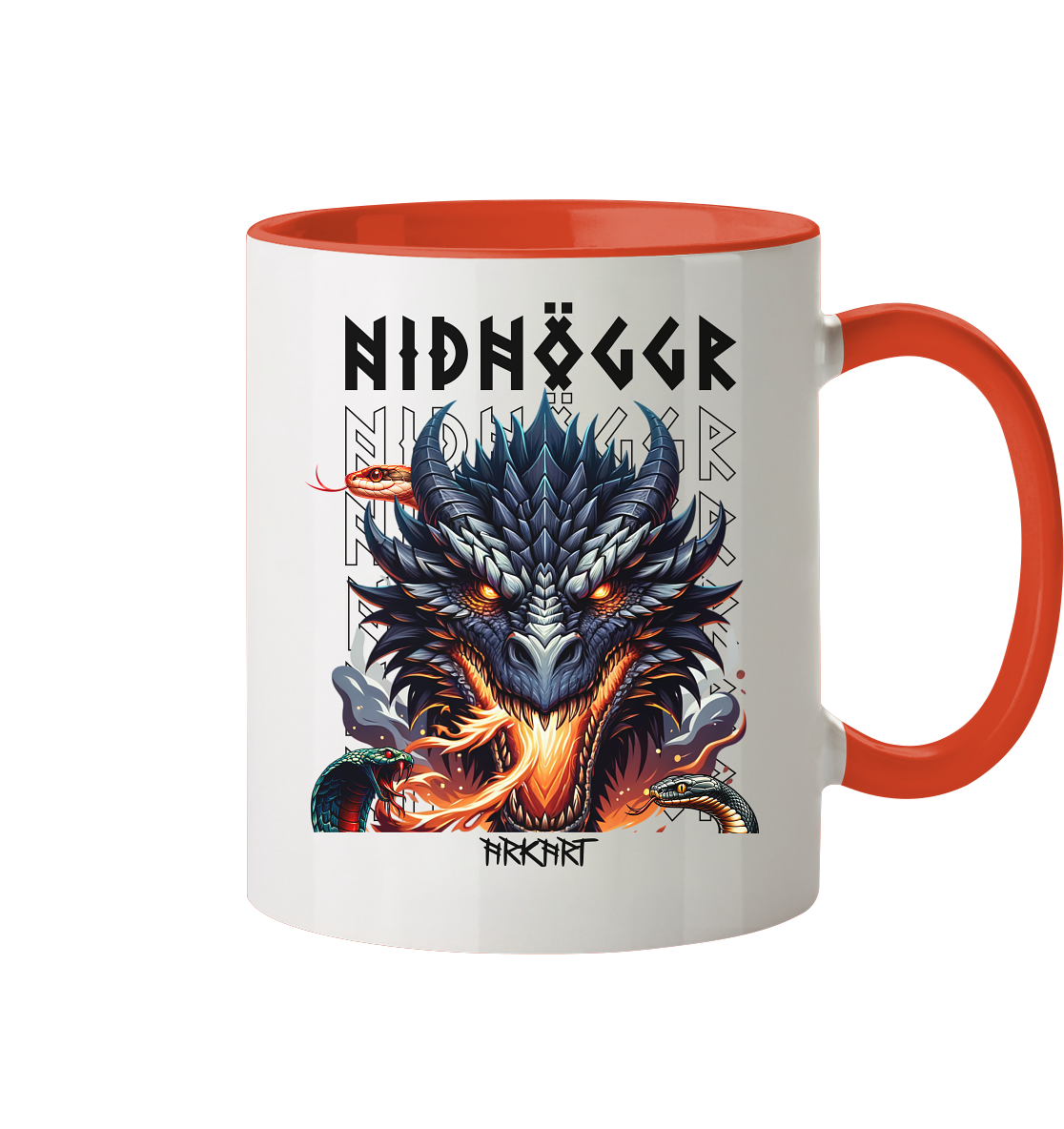 Nidhöggr - Tasse zweifarbig