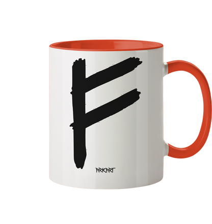 Fehu - Tasse zweifarbig