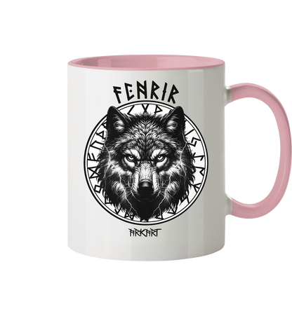 Fenrir Runenkreis - Tasse zweifarbig