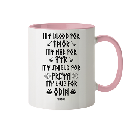 My Blood For Thor... - Tasse zweifarbig