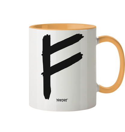 Fehu - Tasse zweifarbig