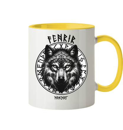 Fenrir Runenkreis - Tasse zweifarbig