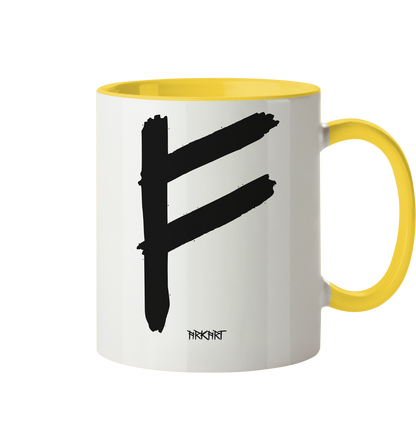 Fehu - Tasse zweifarbig