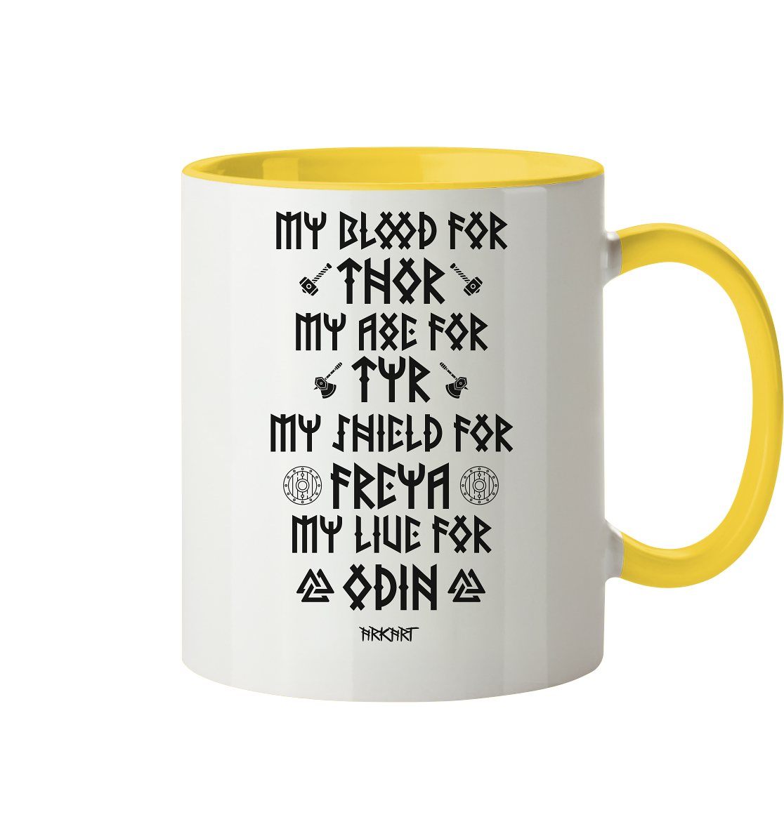 My Blood For Thor... - Tasse zweifarbig