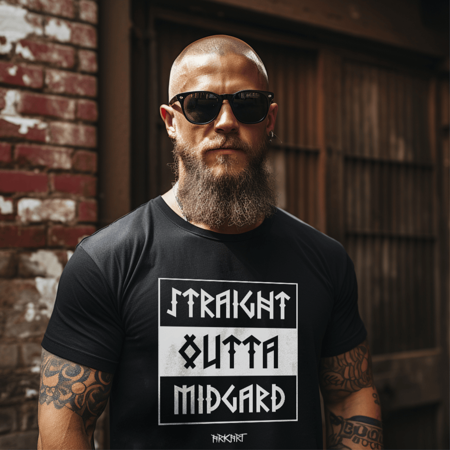 Straight outta Midgard - Shirt Herren