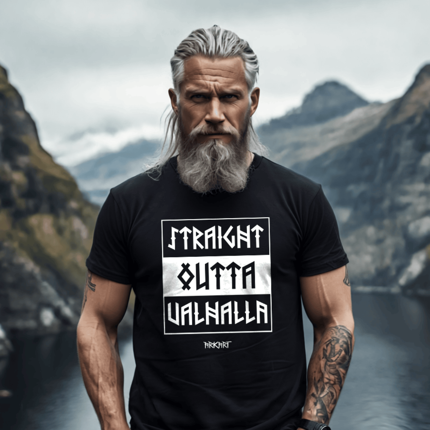 Straight outta Valhalla - Shirt Herren